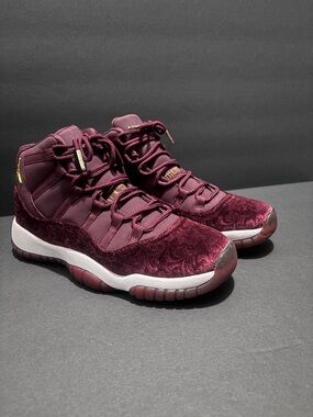 Jordan 11 GS Heiress Retro Velvet (Night Maroon) - Limited Edition 6.5 Youth